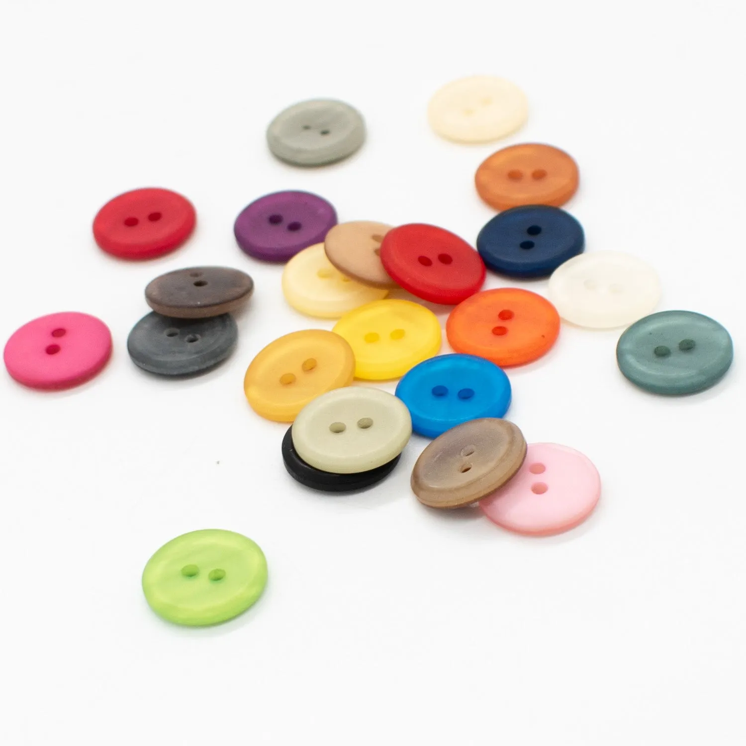 2 Hole Matt Rim Edge Button