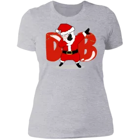 Amusing Dabbing Santa Ladies'  T-Shirt