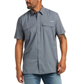 Ariat® Men's VentTEK Outbound Fitted Grey Button Down Shirt 10039577