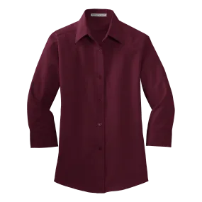 B1302W3/4 Ladies Easy Care 3/4 Sleeve Shirt