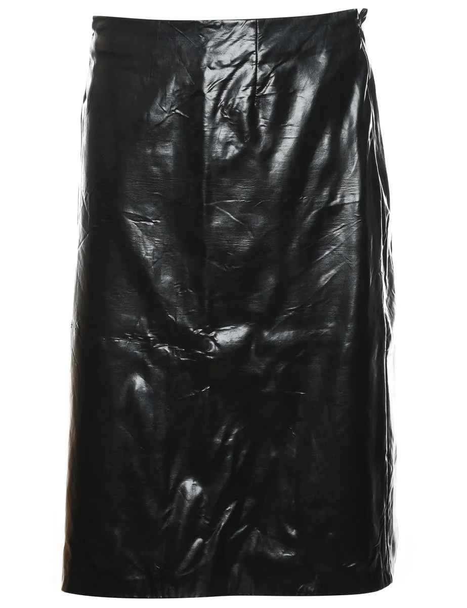 Black A-Line Skirt - M