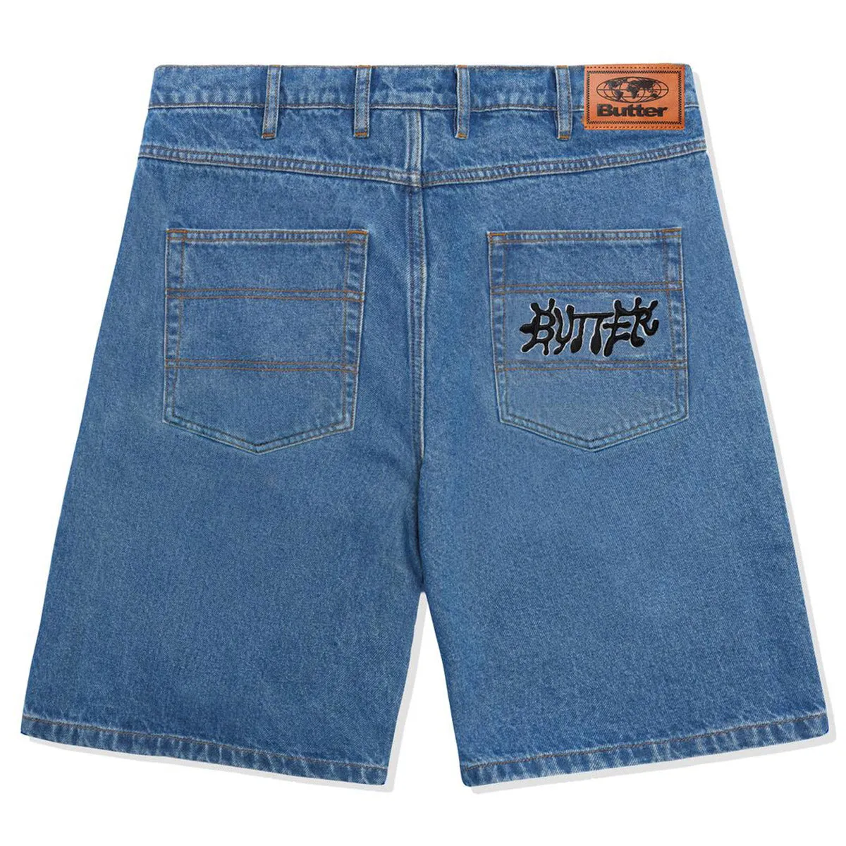 Butter Goods - Ink Denim Shorts Worn Blue