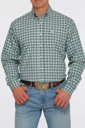 Cinch | Green Plaid LS Shirt