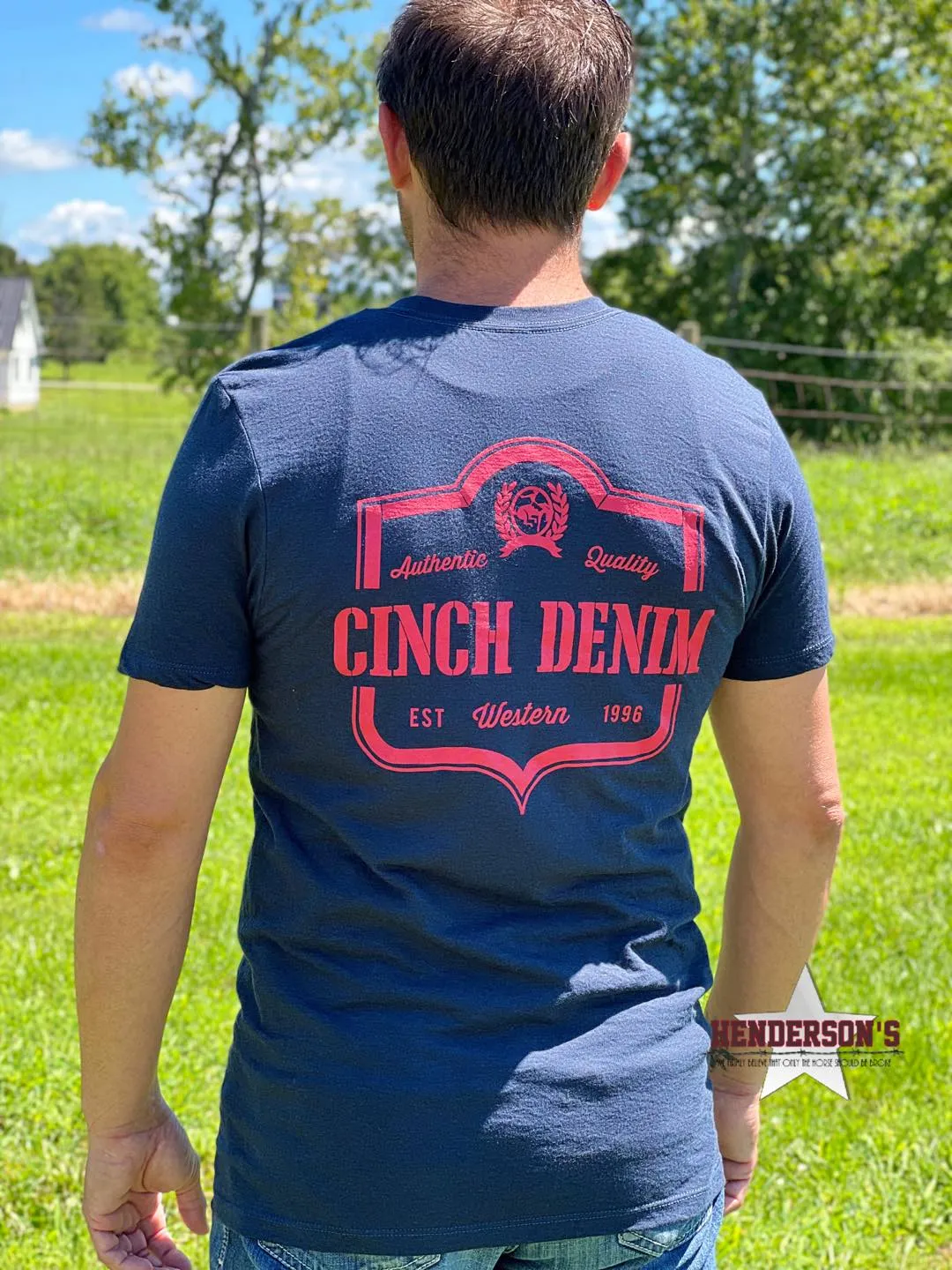 Cinch Logo Tee ~ Navy