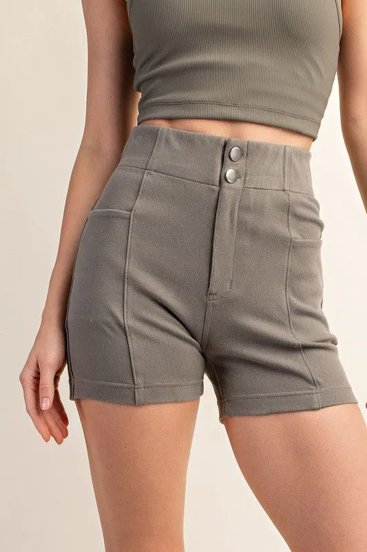 Cotton Stretch Twill Short Pant