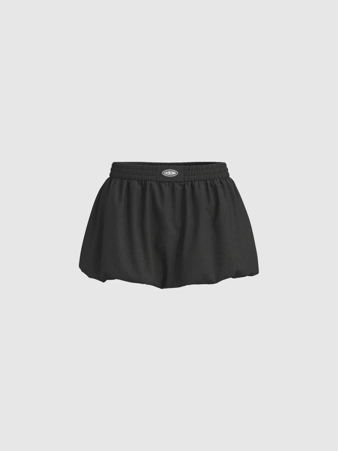 Elastic Mini A-Line Skirts