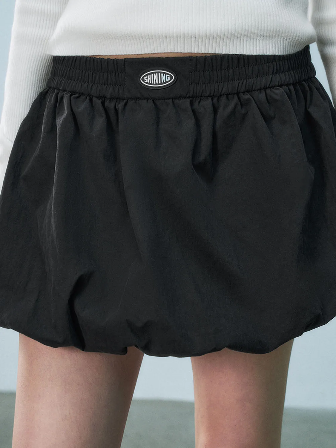 Elastic Mini A-Line Skirts