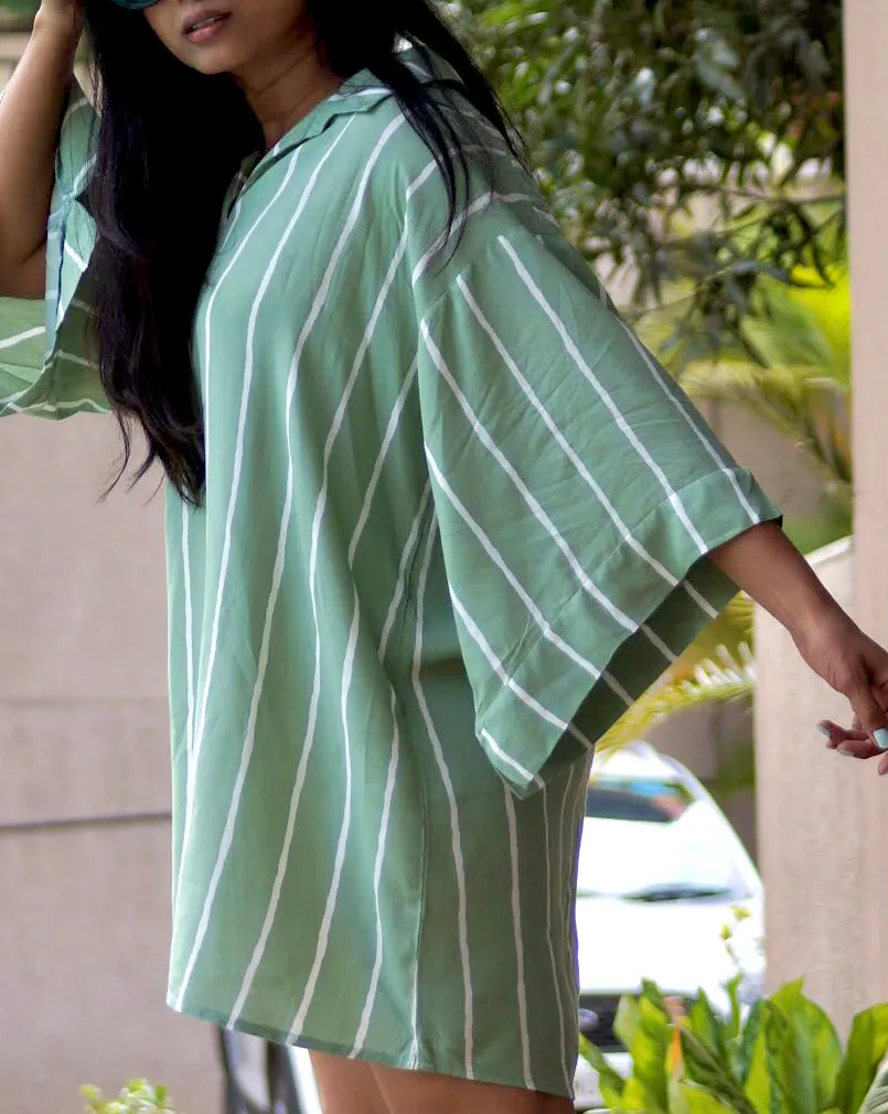 Ella - Jade shirt dress