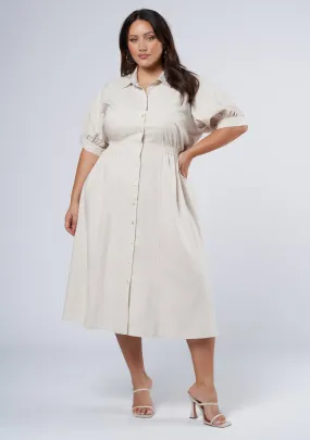 Grace Midi Shirt Dress