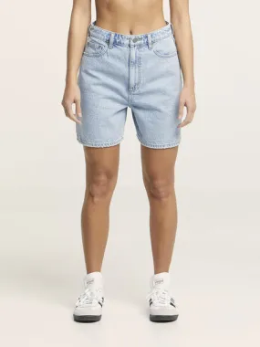 HIGH BAGGY SHORT - GENIE BLUE