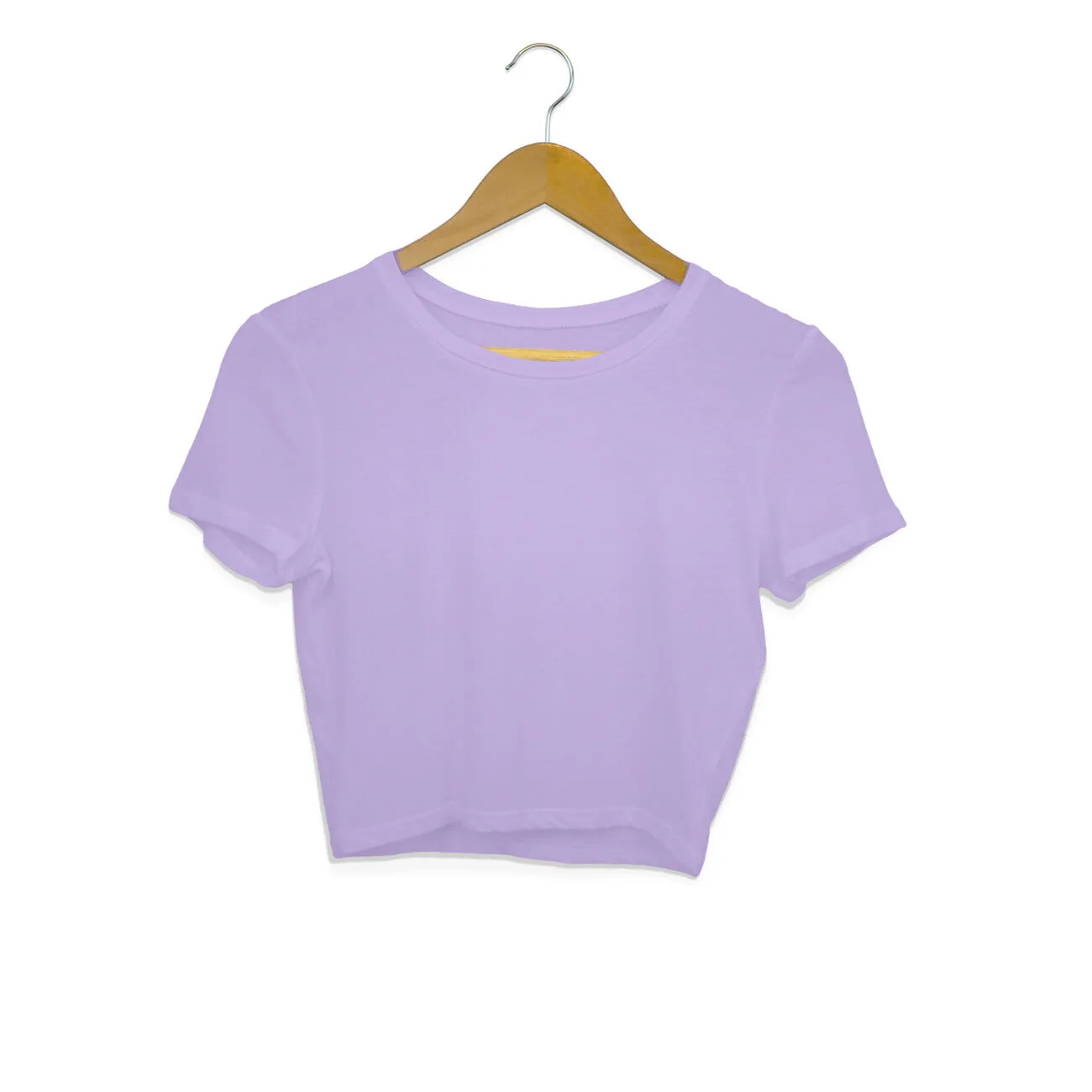 IRIS Lavender - Plain Crop Tops