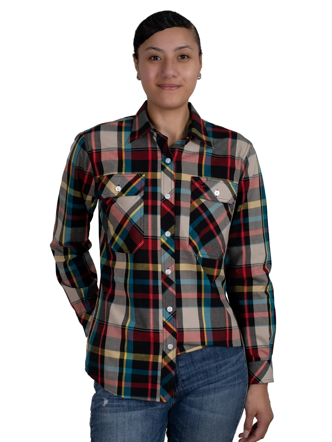 Just Country Women's Abbey Shirt- Vintage Plaid