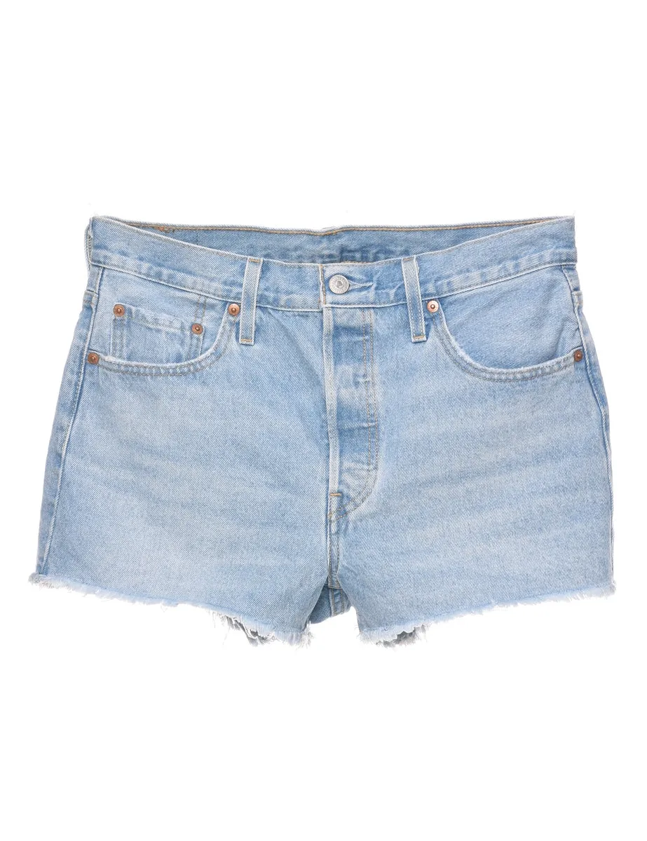 Levi's Light Wash Cut-off Denim Shorts - W31 L2