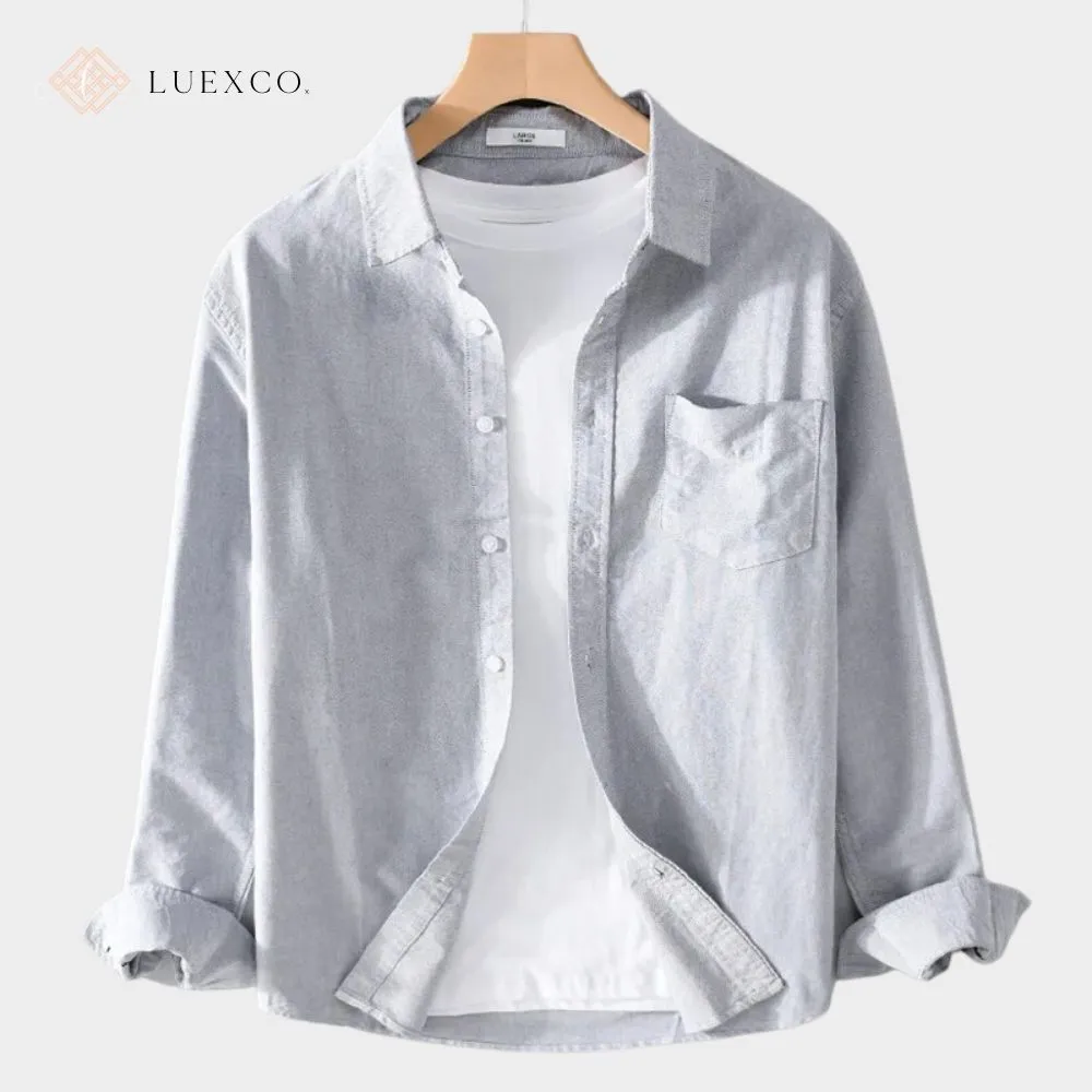 Luexco Mens Button Down Work Shirts