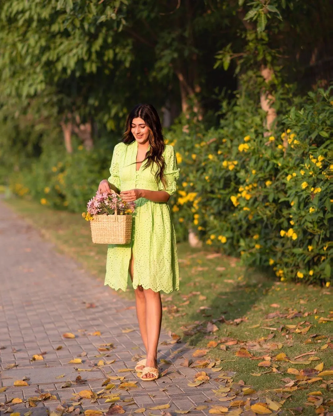 Luna Summer Cotton Eyelet Dress