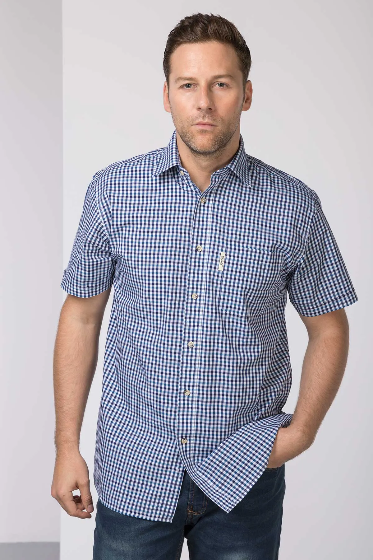 Men's Short Sleeved 100% Cotton Shirts