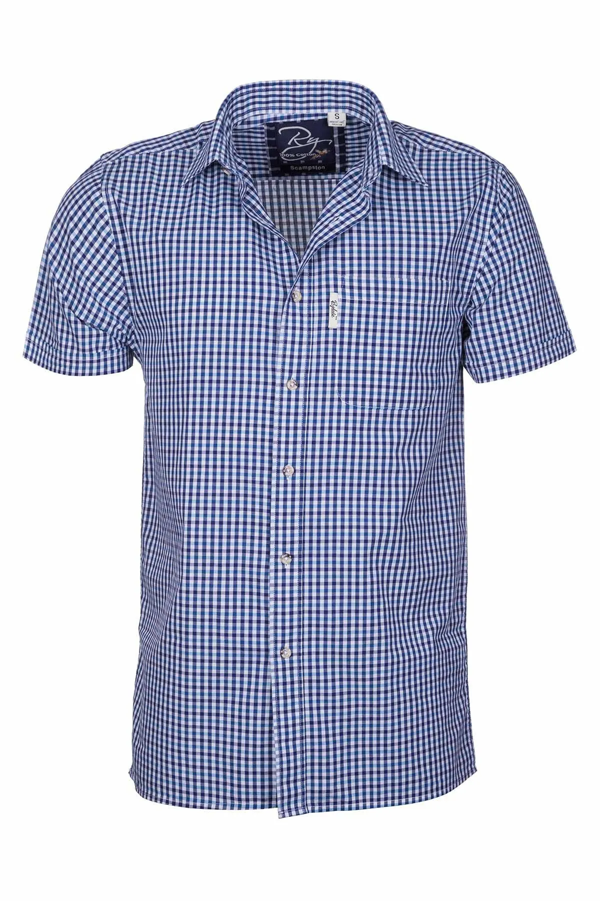 Men's Short Sleeved 100% Cotton Shirts