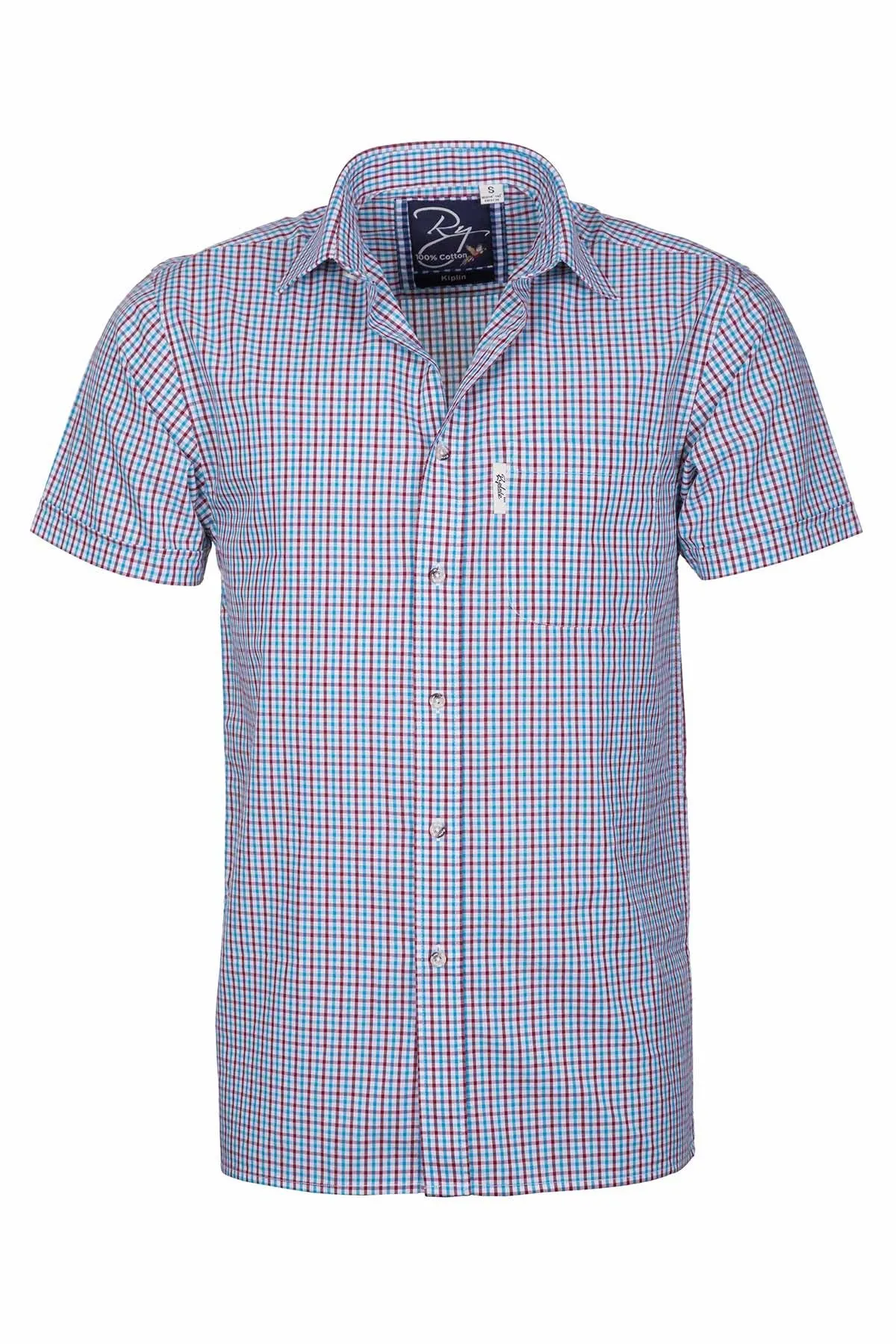 Men's Short Sleeved 100% Cotton Shirts