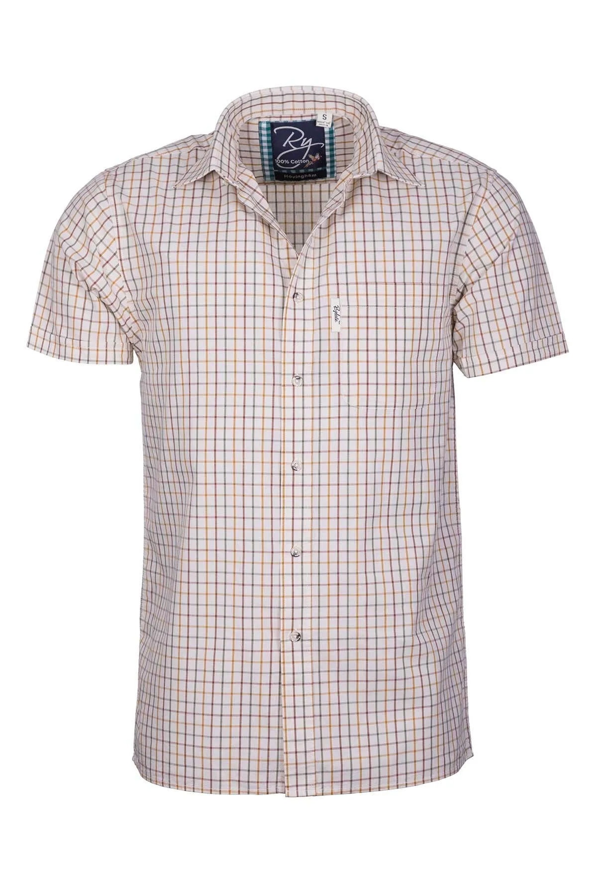 Men's Short Sleeved 100% Cotton Shirts