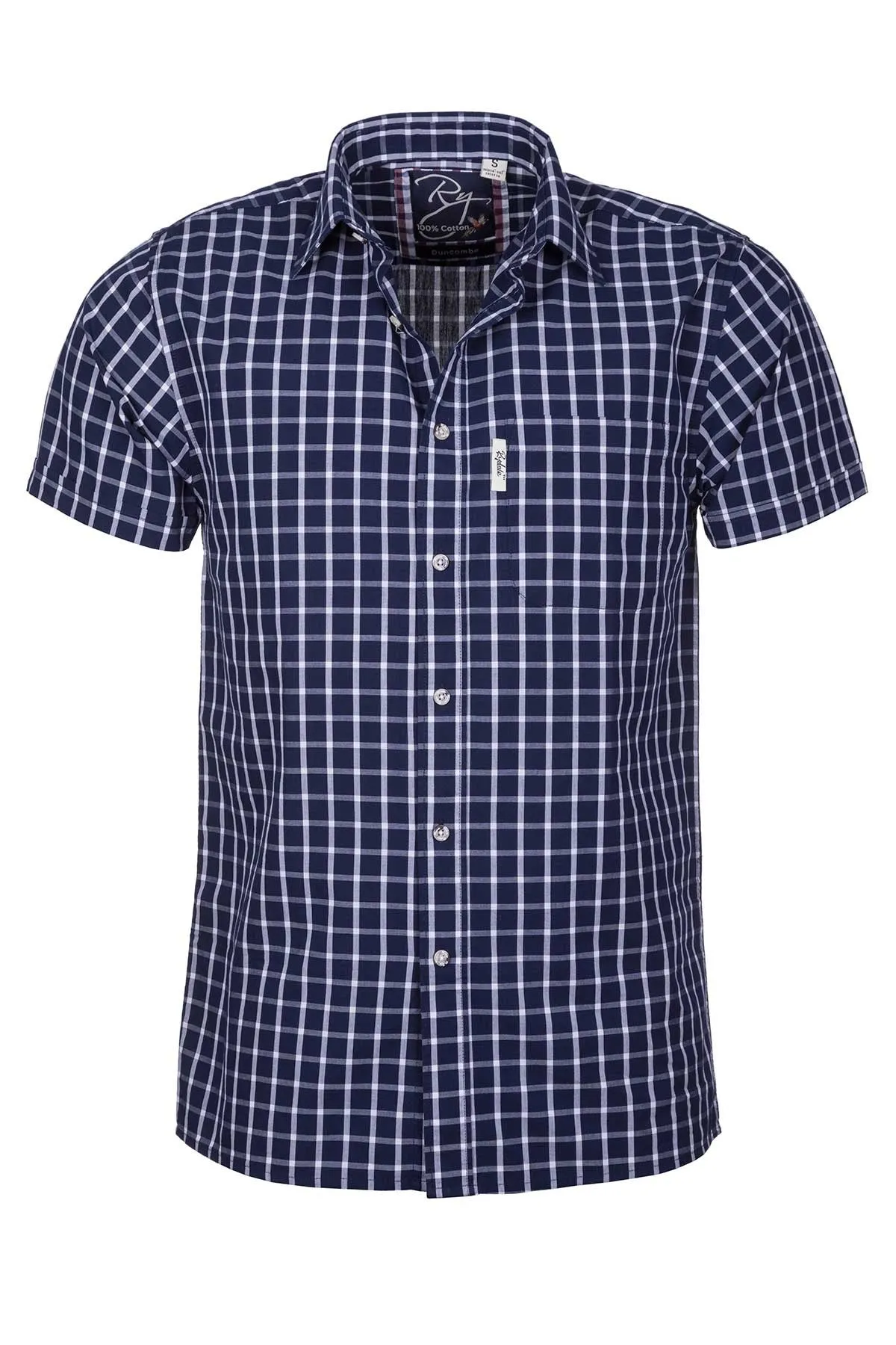 Men's Short Sleeved 100% Cotton Shirts