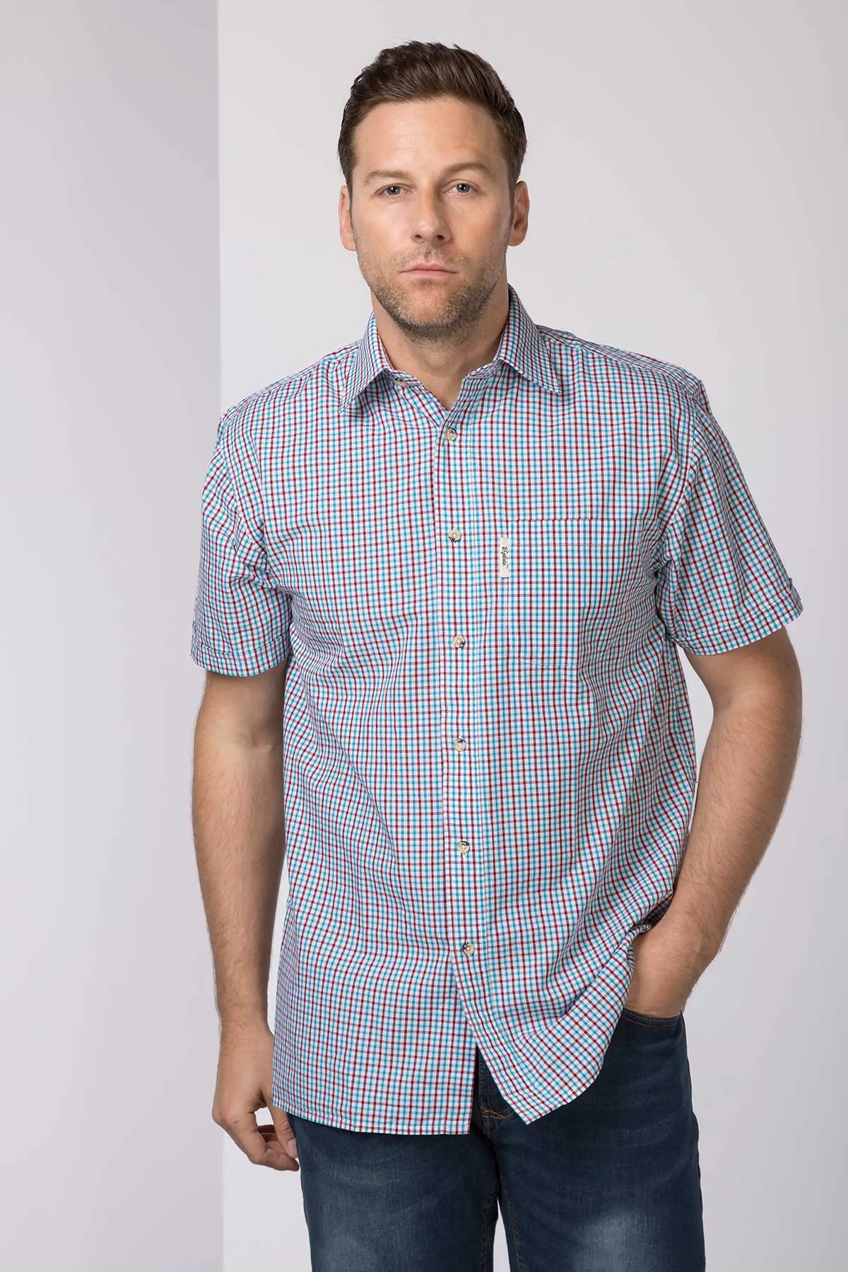 Men's Short Sleeved 100% Cotton Shirts