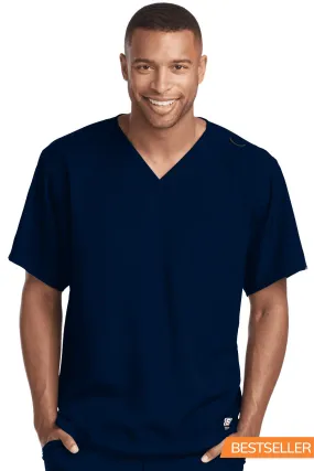 Mens V-Neck Scrub Top by Skechers