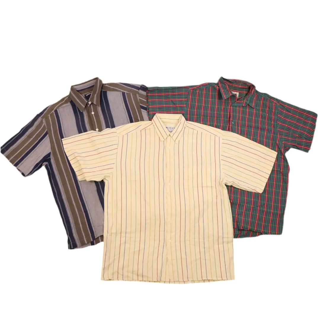 MIX STRIPPED SHORT SLEEVE UNBRANDED SHIRTS