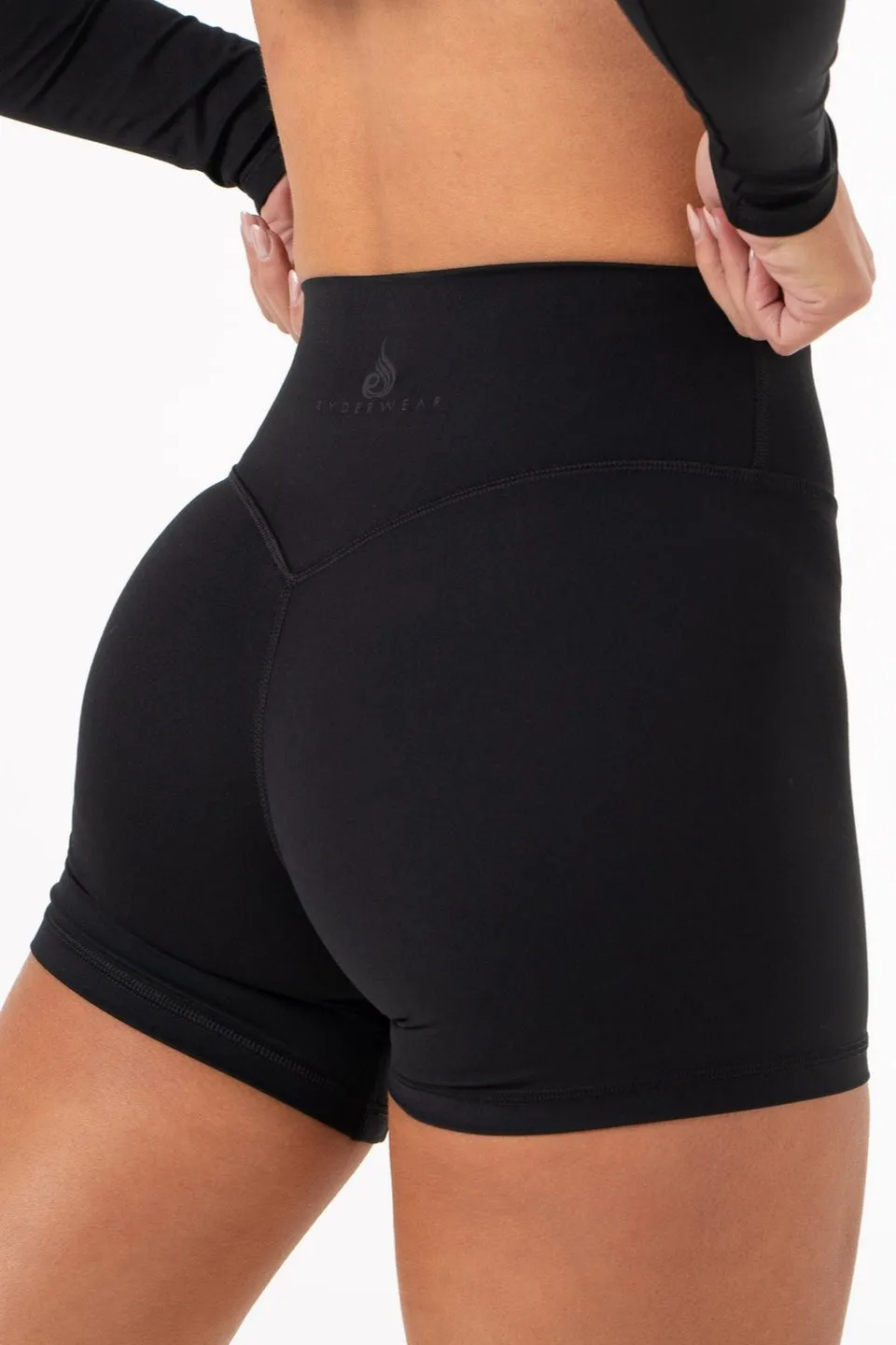 NKD High Waisted Shorts | Black