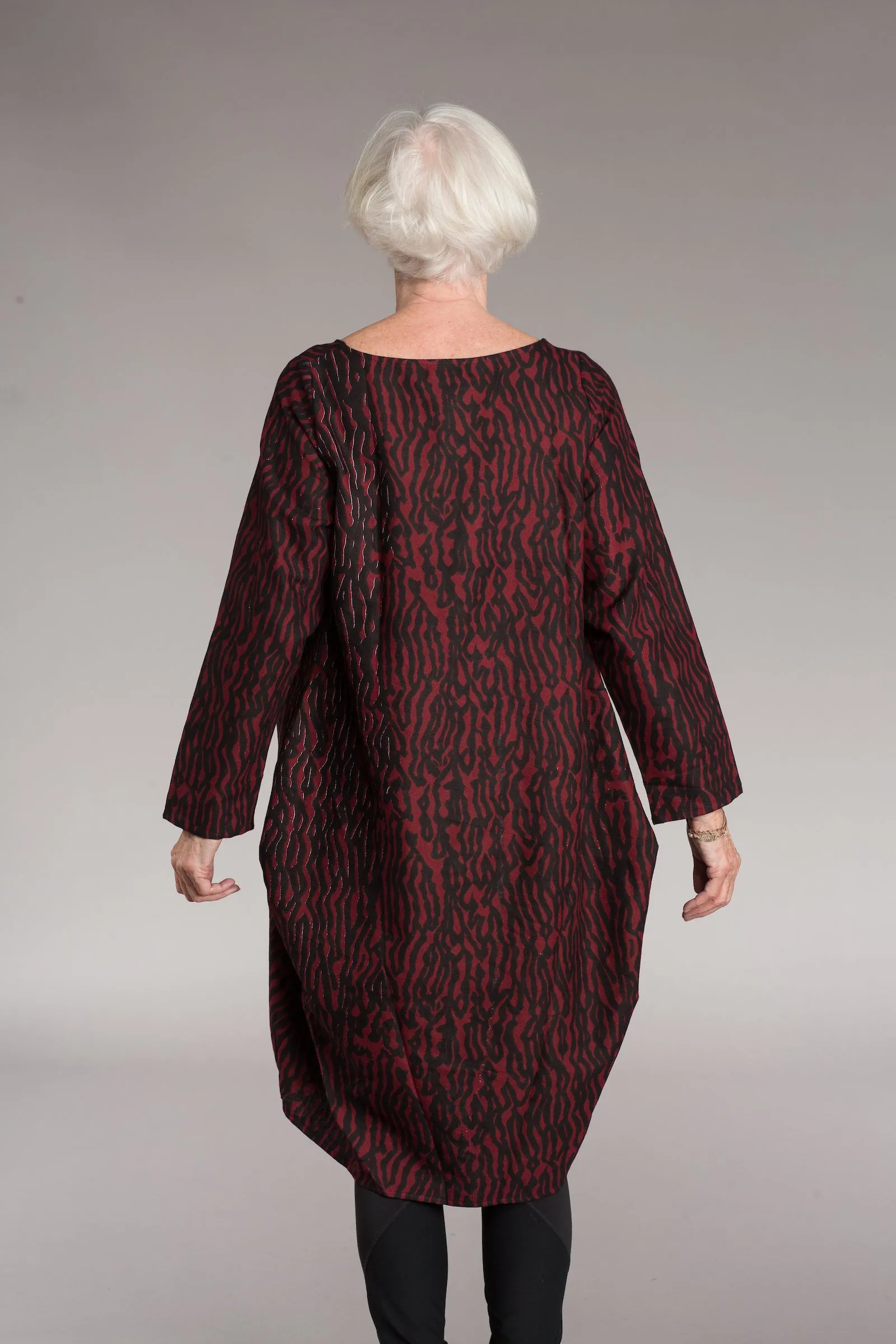 Roshan Dress Hand Block Printed Sustainable Moss Crepe Was £129 - Now £105!