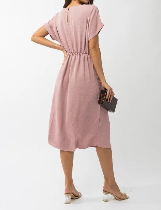 Ruched Evening Dress