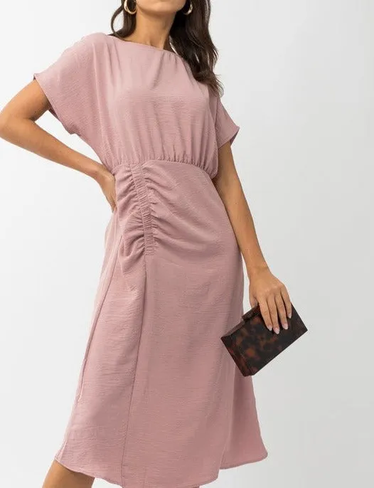 Ruched Evening Dress