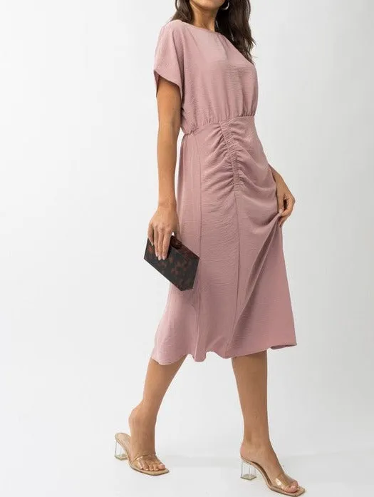 Ruched Evening Dress