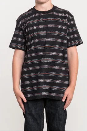 RVCA Feeder Stripe Short Sleeve Boys Shirt