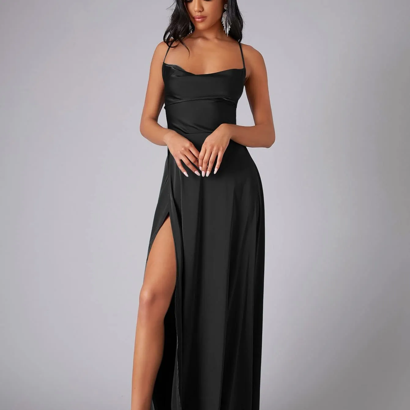 Sexy Backless Waist Sling Maxi Dresses Wholesale Womens Clothing N3823111600009