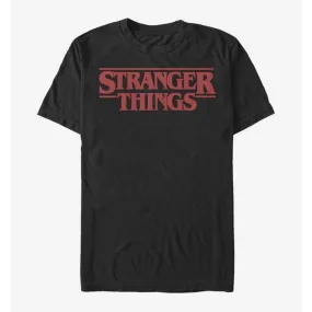 Stranger Things Logo Adult T-Shirt