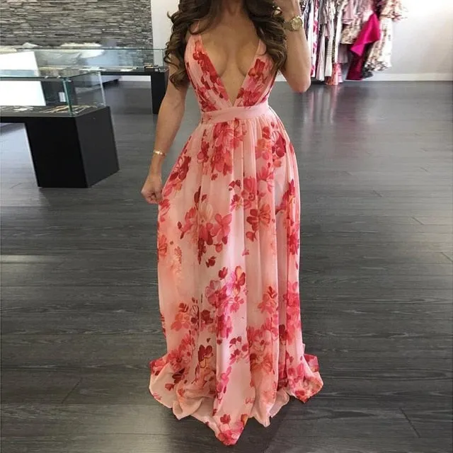 Summer Boho Style Maxi Dress - Culture Heaven Special