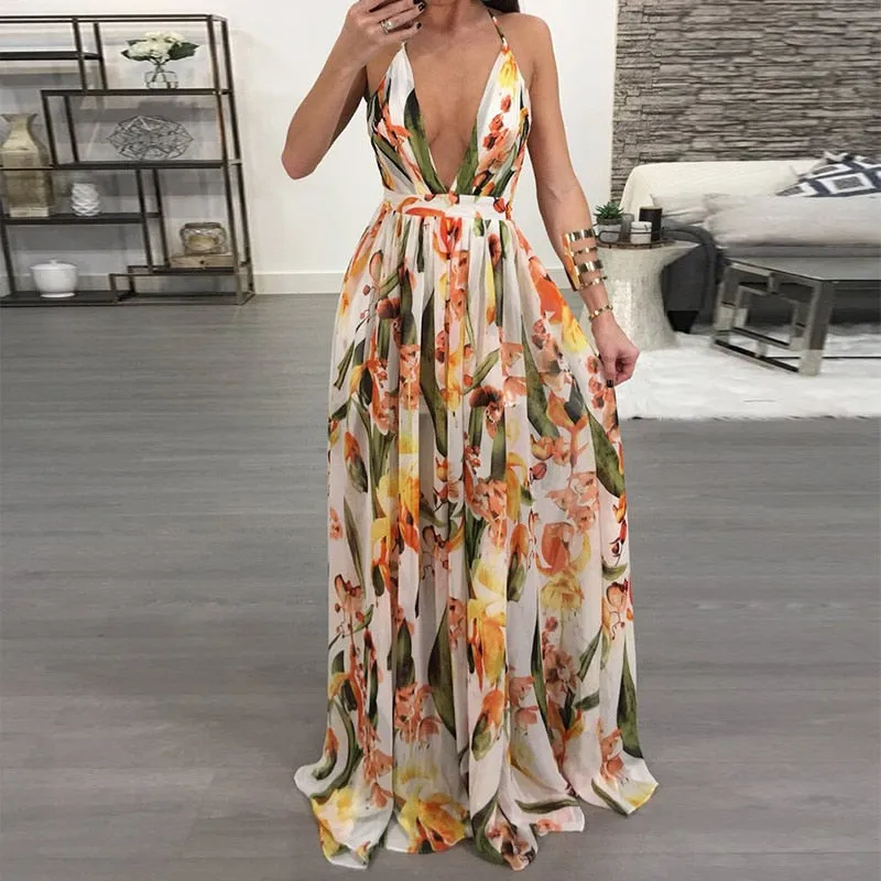 Summer Boho Style Maxi Dress - Culture Heaven Special