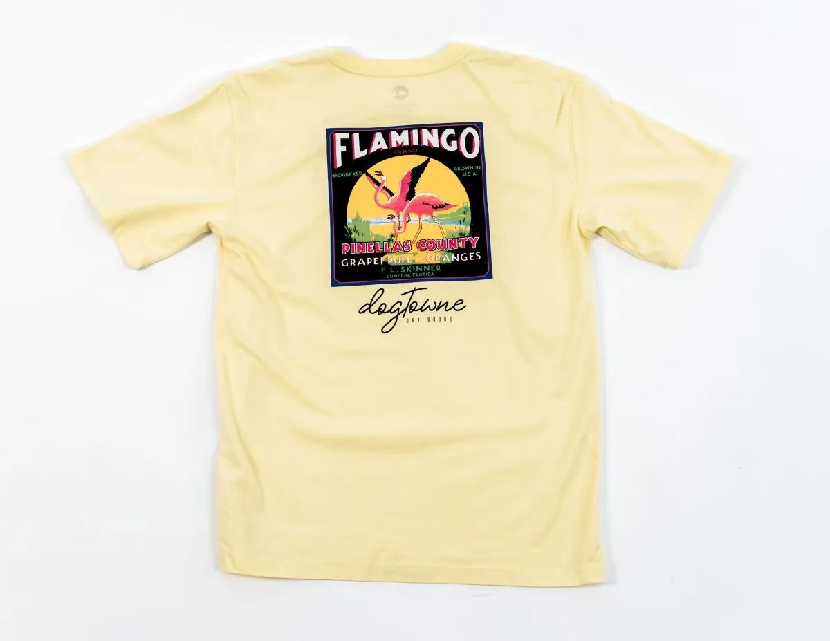 Vintage SS Cotton Tee - Flamingo