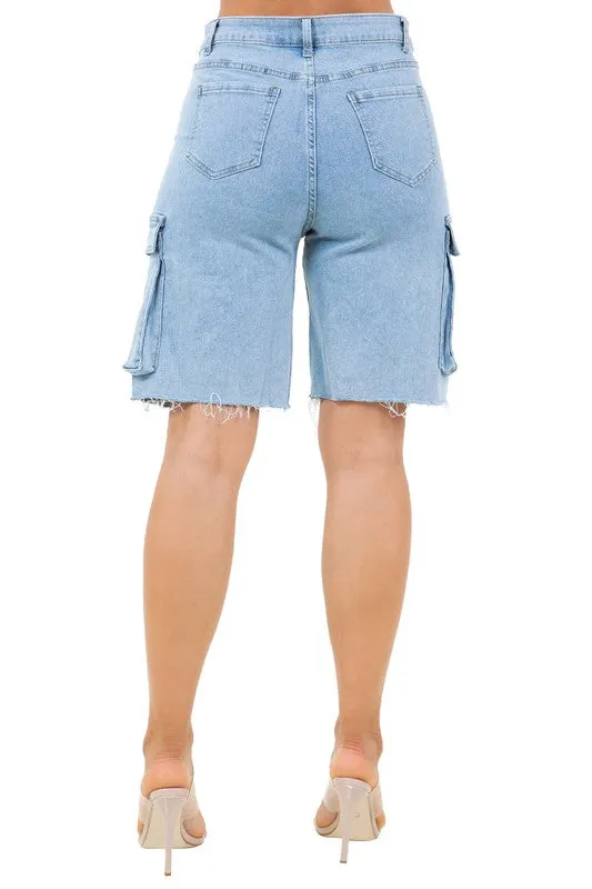 WOMEN FASHION DENIM SHORT