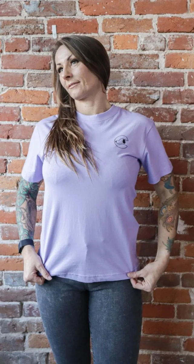 Women's Pastel SS Cotton Tee - Flamingo