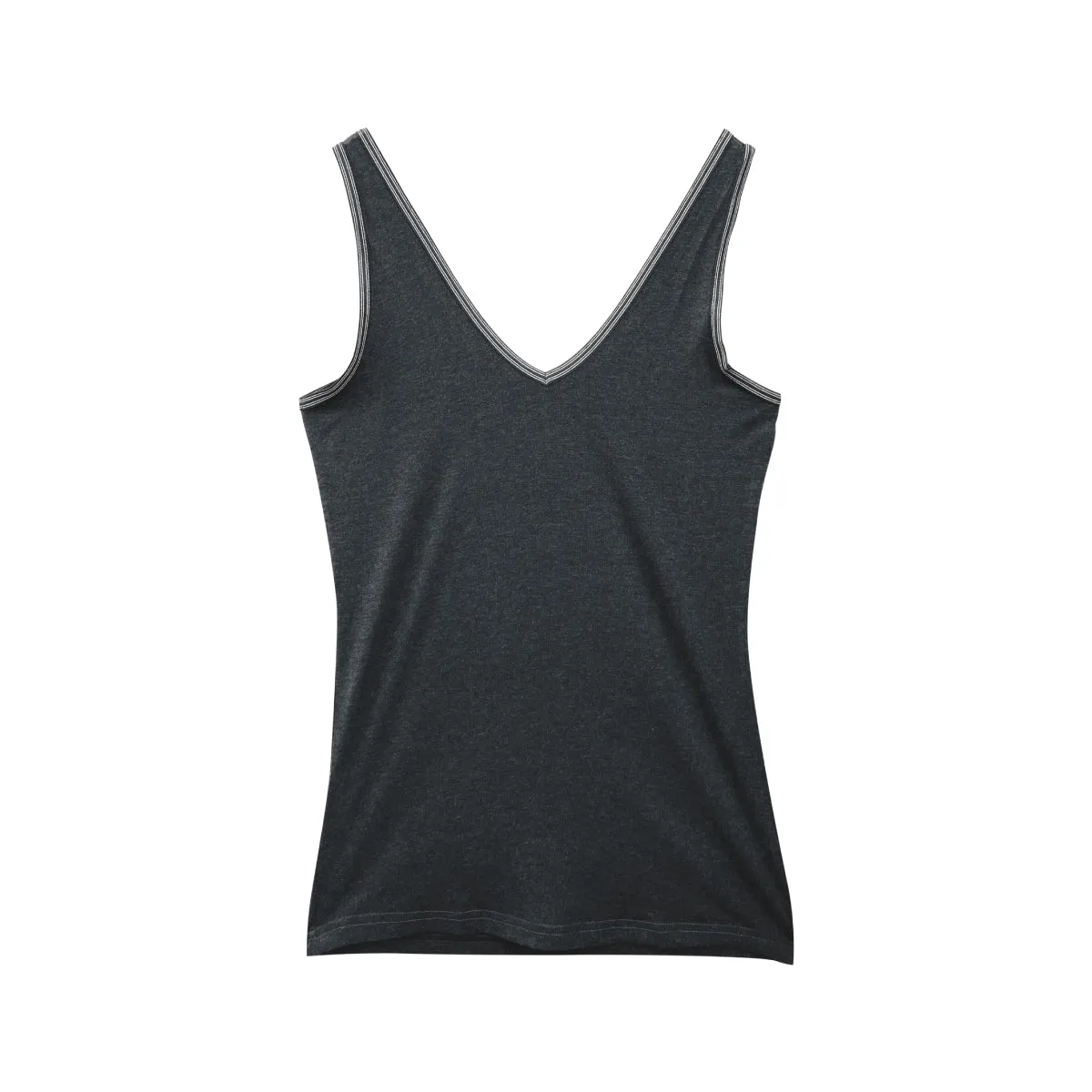 Womens V-Neck Sleeveless Cotton Vest Tank Top