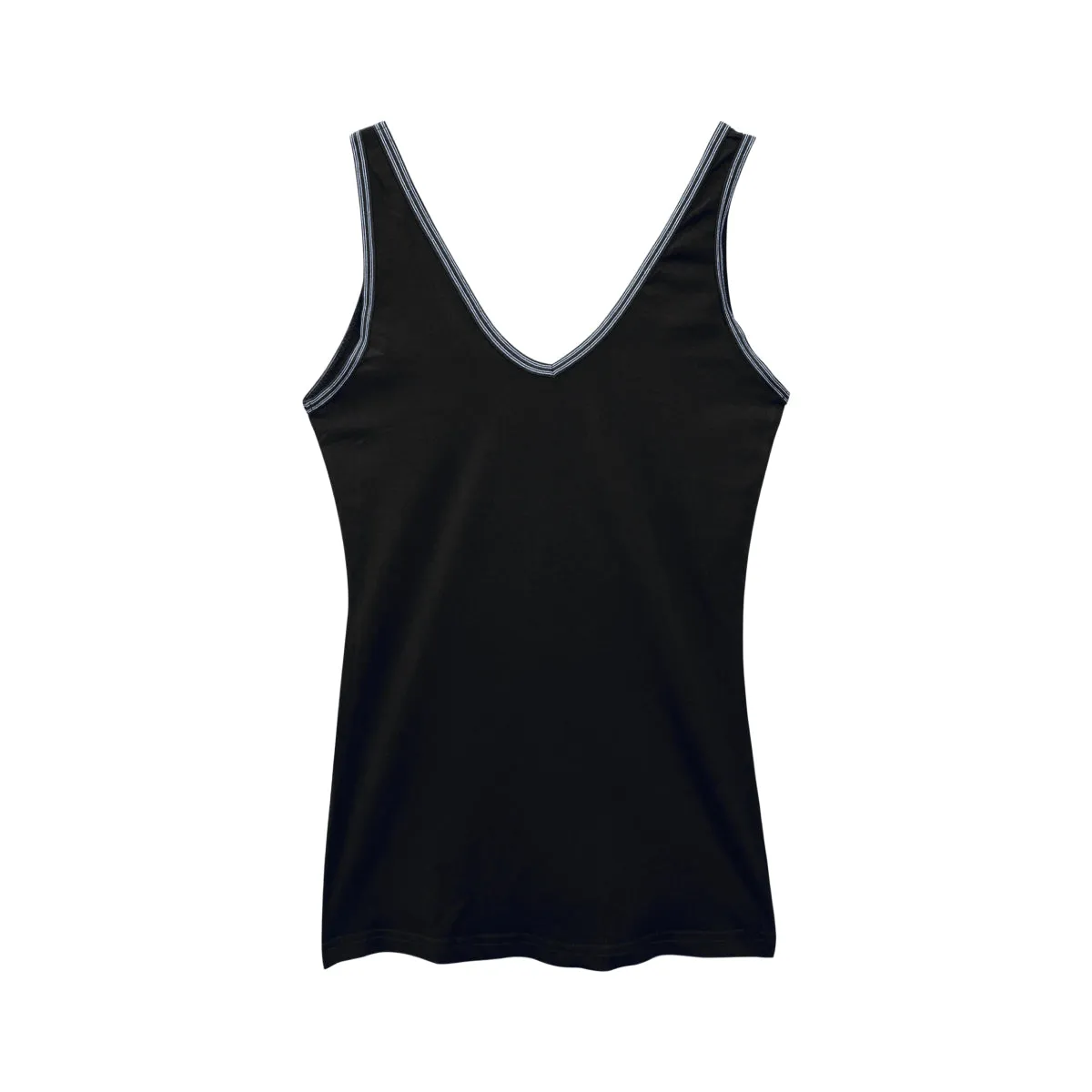 Womens V-Neck Sleeveless Cotton Vest Tank Top