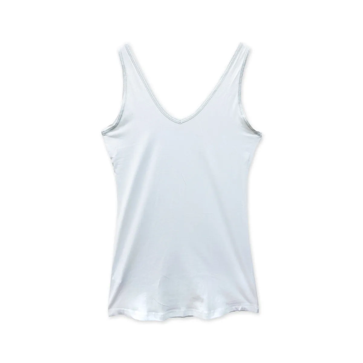 Womens V-Neck Sleeveless Cotton Vest Tank Top