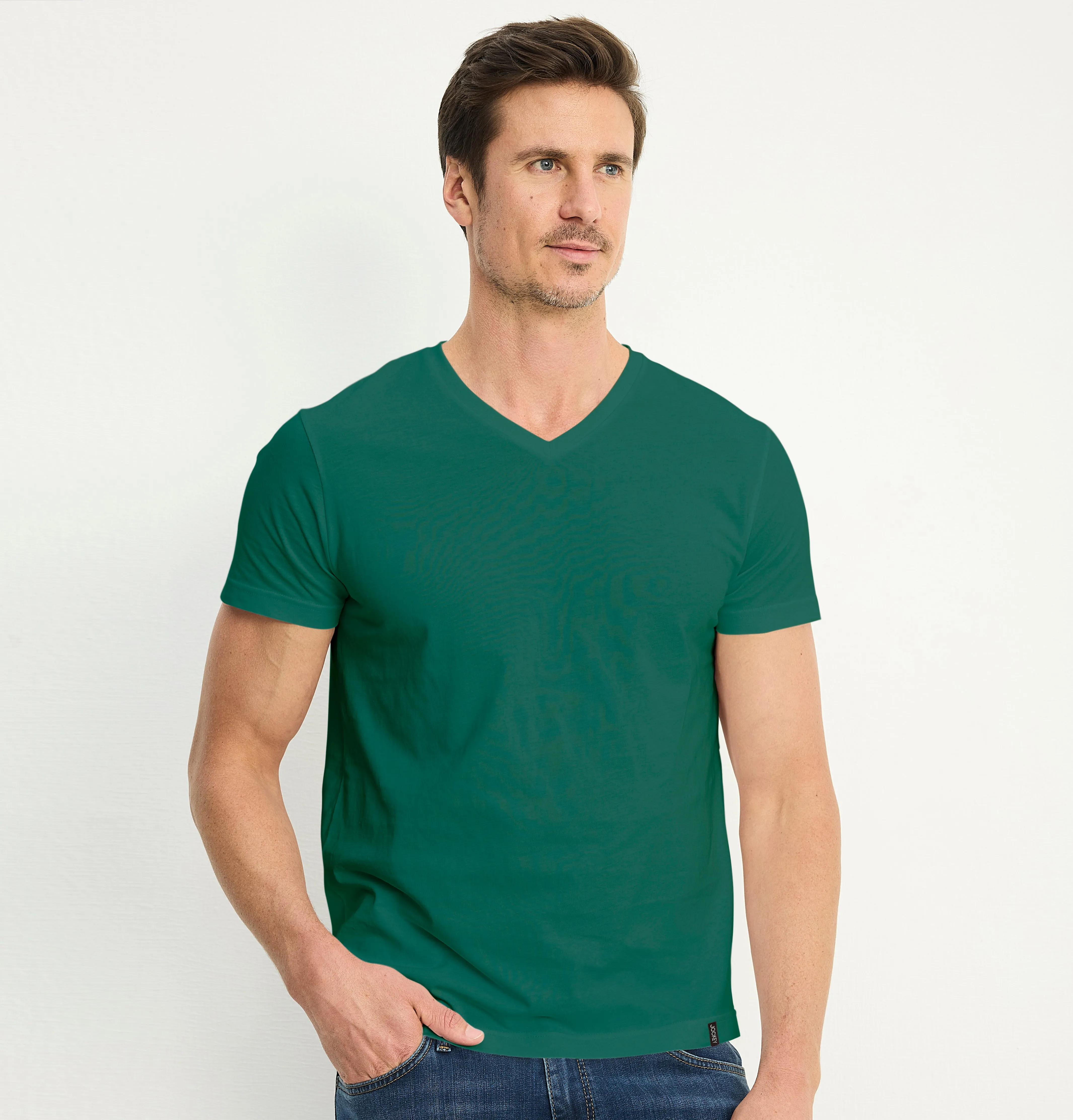 Zone 100% Cotton V-Neck T-Shirt